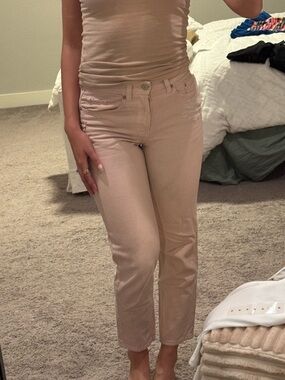 Free with any bundle! Blush high-rise jeans